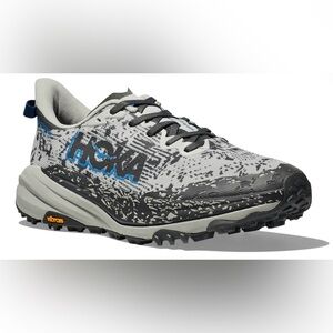 Hoka Speedgoat 6 GTX Trail-Running Shoes Stardust Grey Size 12 Brand New